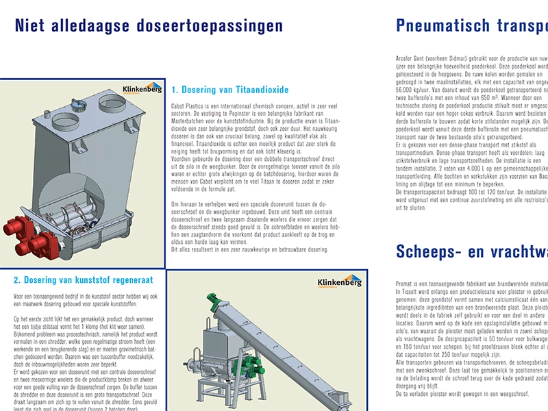 Niet alledaagse doseertoepassingen