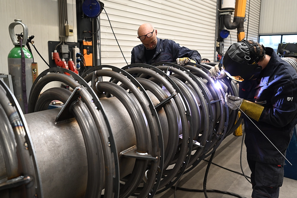 Retention with a Screw Heat Exchanger Zaanstad
