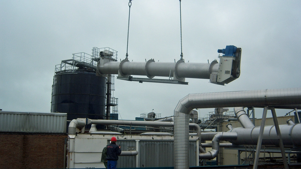 Retention with a Screw Heat Exchanger Zaanstad
